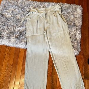 Free People Beige Trousers